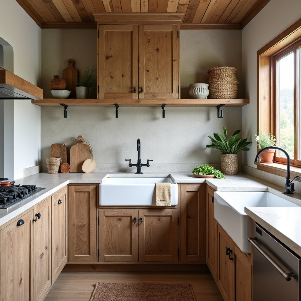 earthy kitchen ideas 34