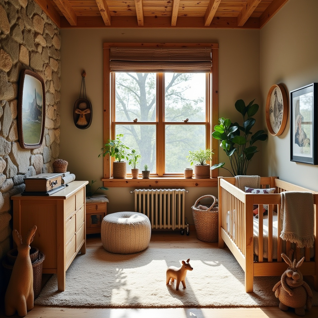 earthy nursery ideas 20