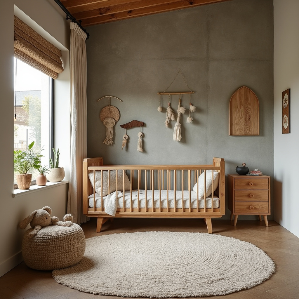 earthy nursery ideas 33