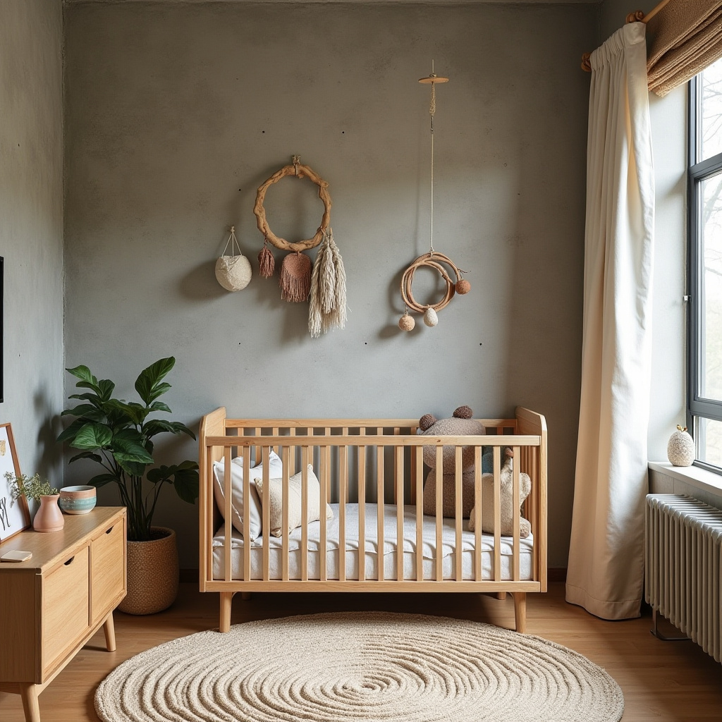 earthy nursery ideas 34