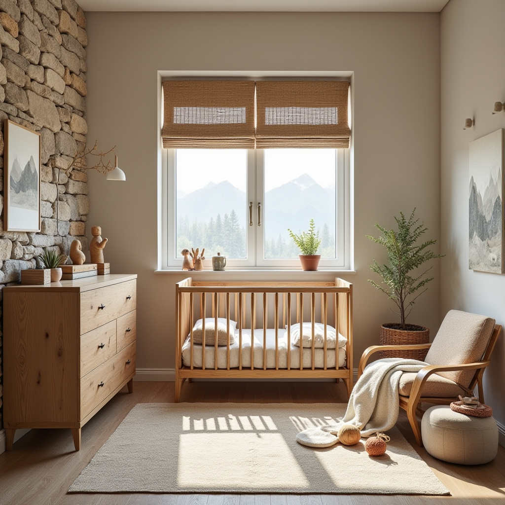 earthy nursery ideas 37