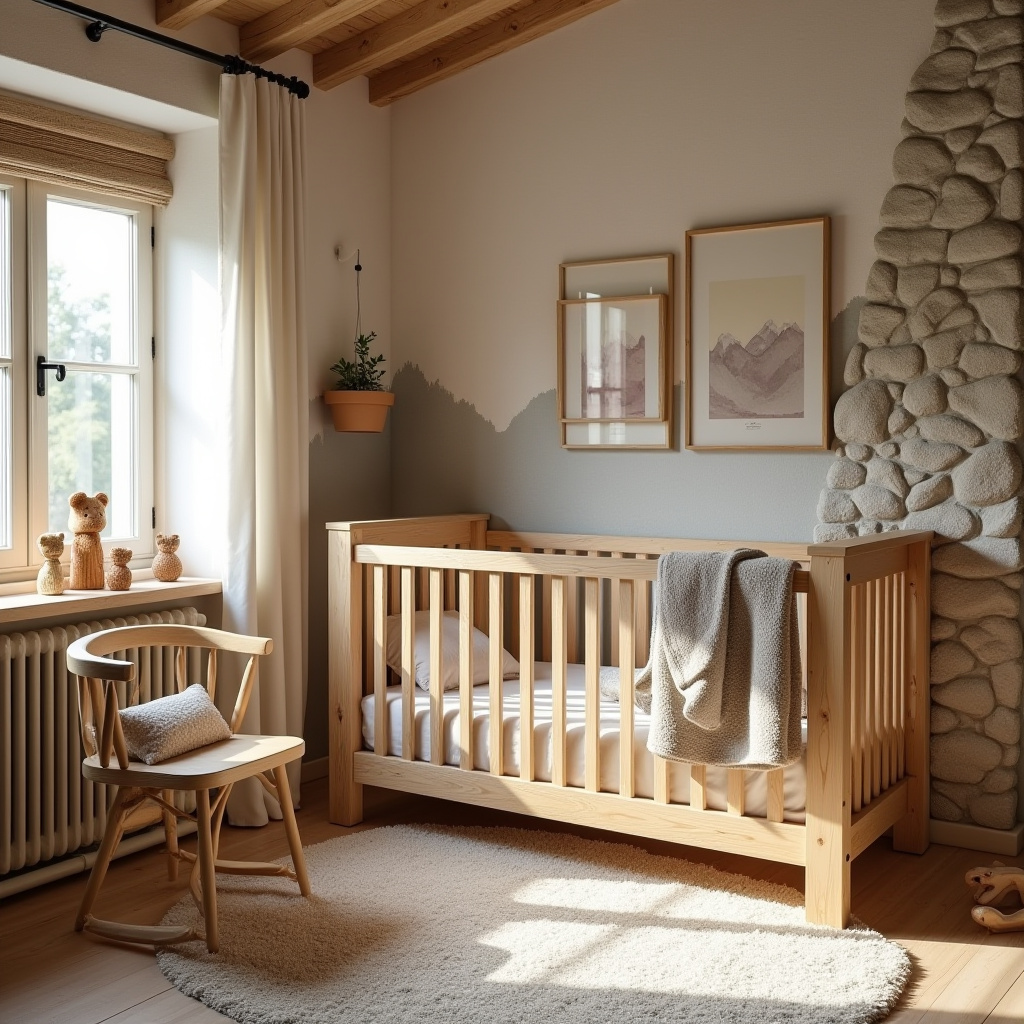 earthy nursery ideas 38