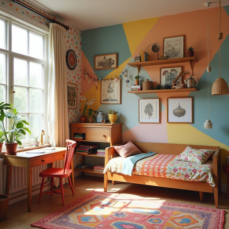 eclectic kids room 1