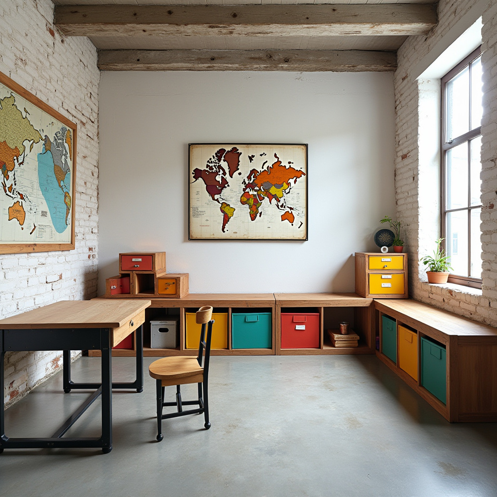 eclectic kids room 12