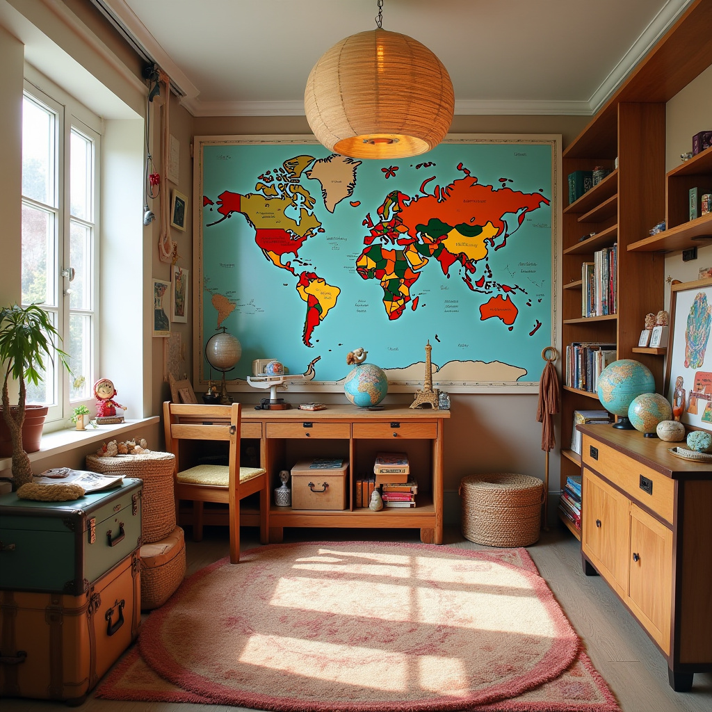 eclectic kids room 21