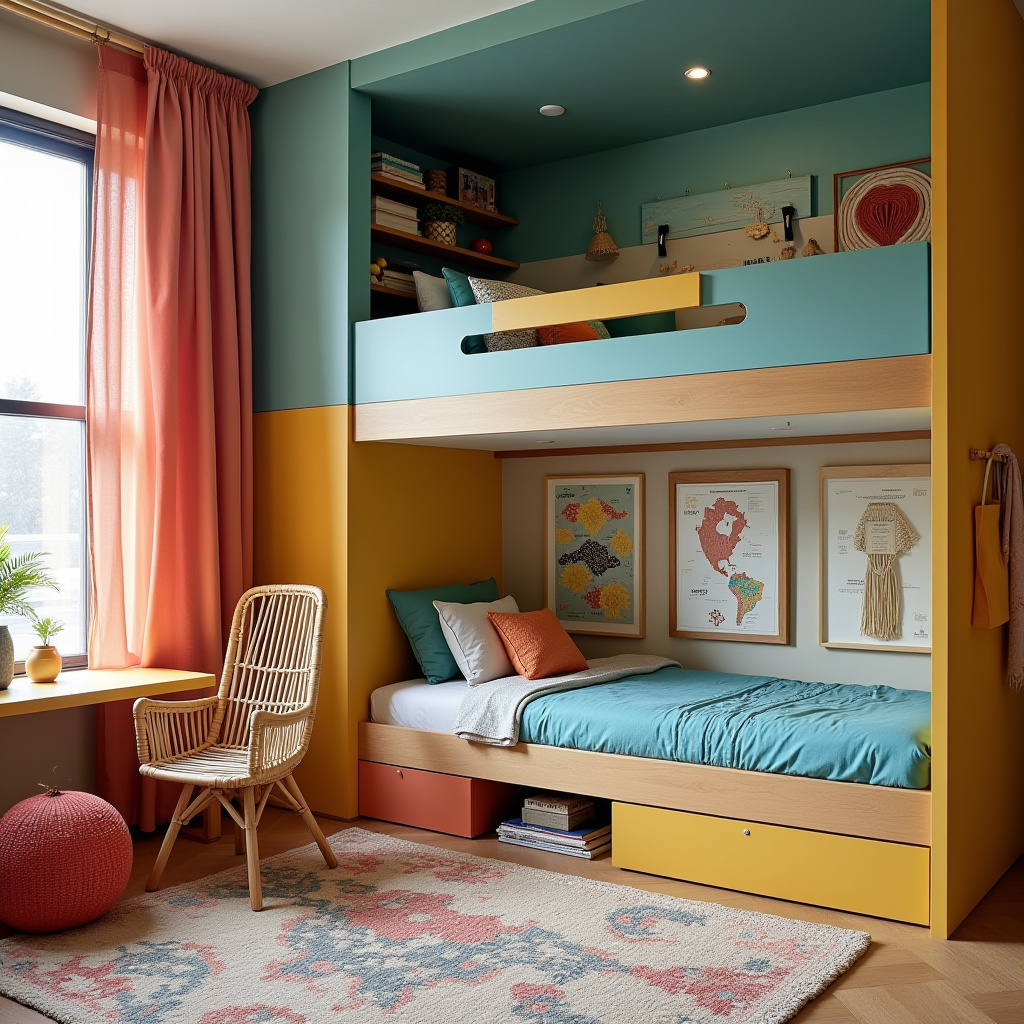 eclectic kids room 3
