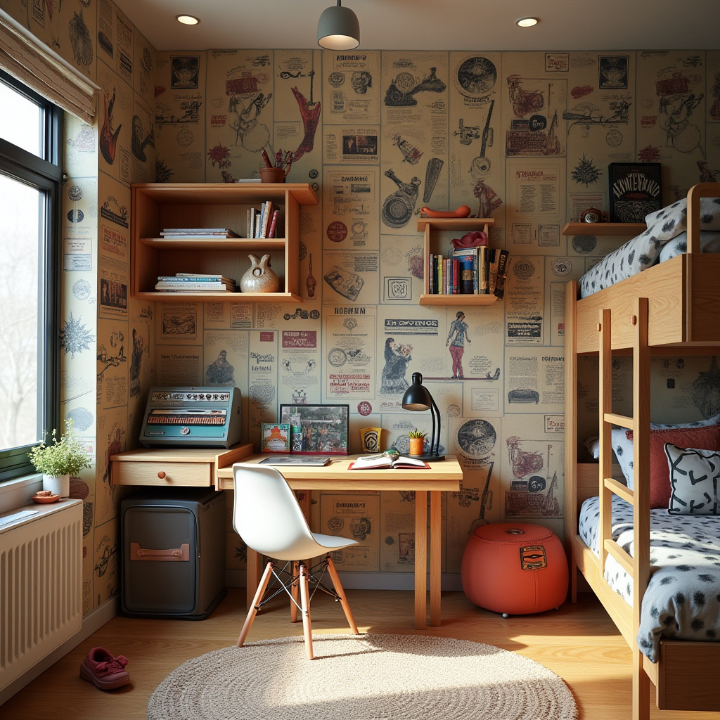 eclectic kids room 33