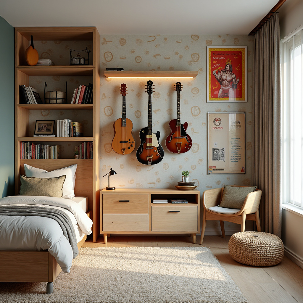 eclectic kids room 34