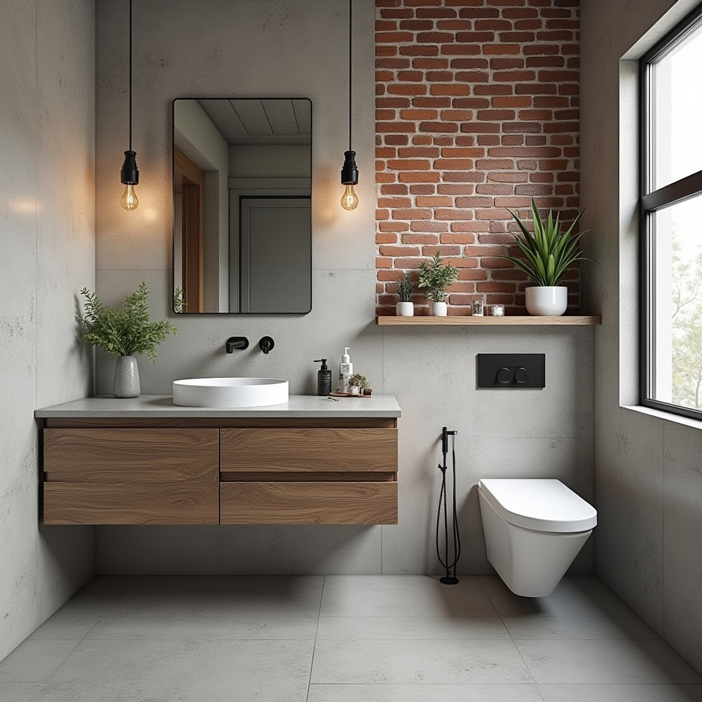 farmhouse bathroom tile 34