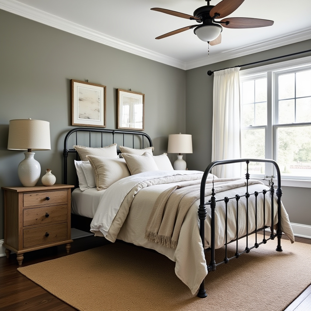 farmhouse bedroom paint colors 13