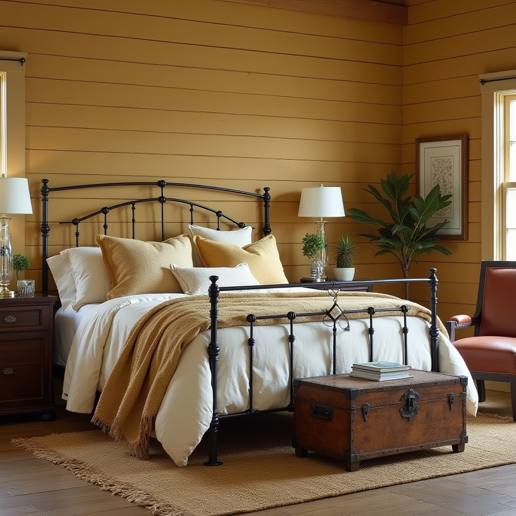 farmhouse bedroom paint colors 31