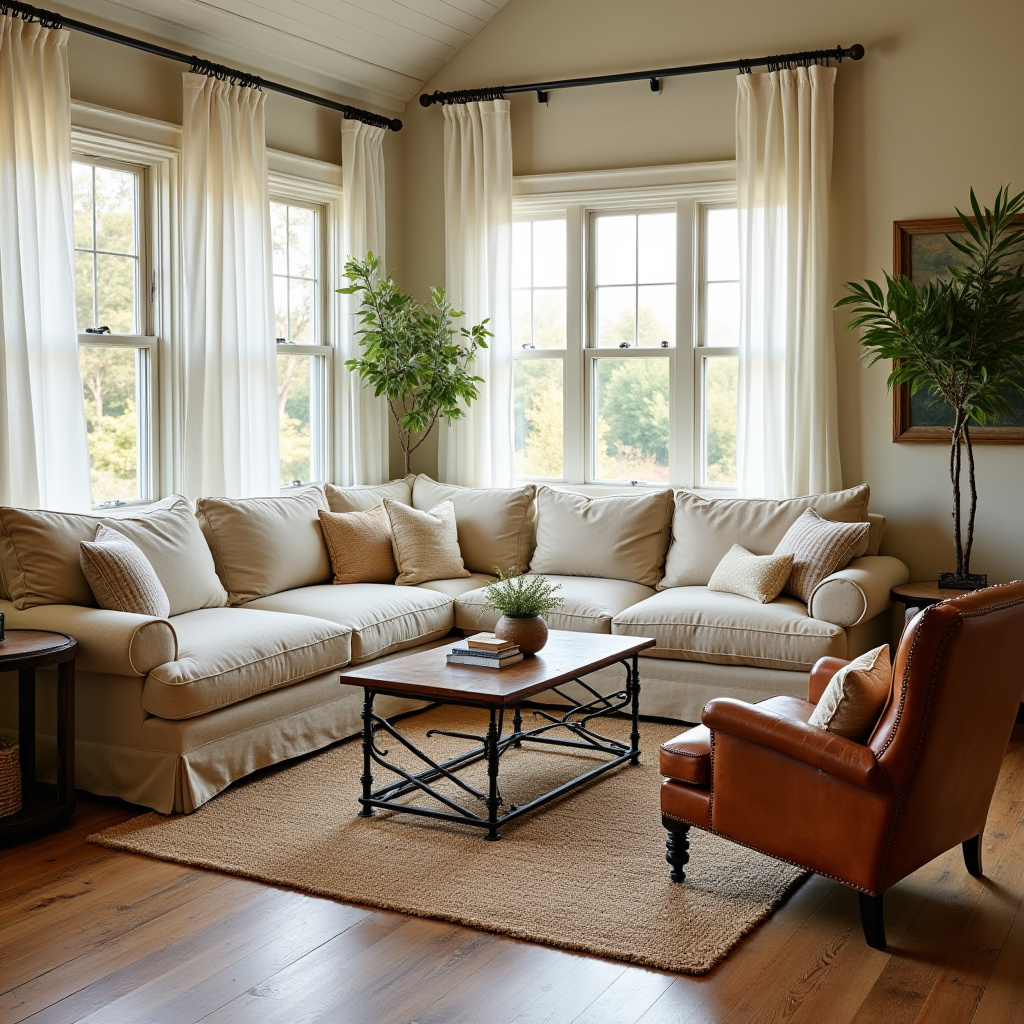 farmhouse couches living room 2