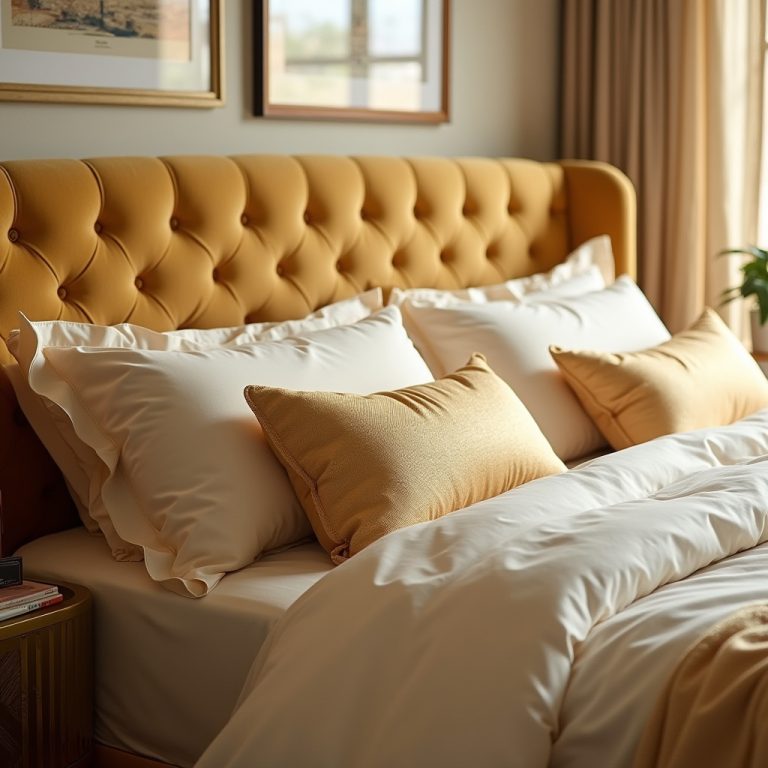 gold bedroom decor 1