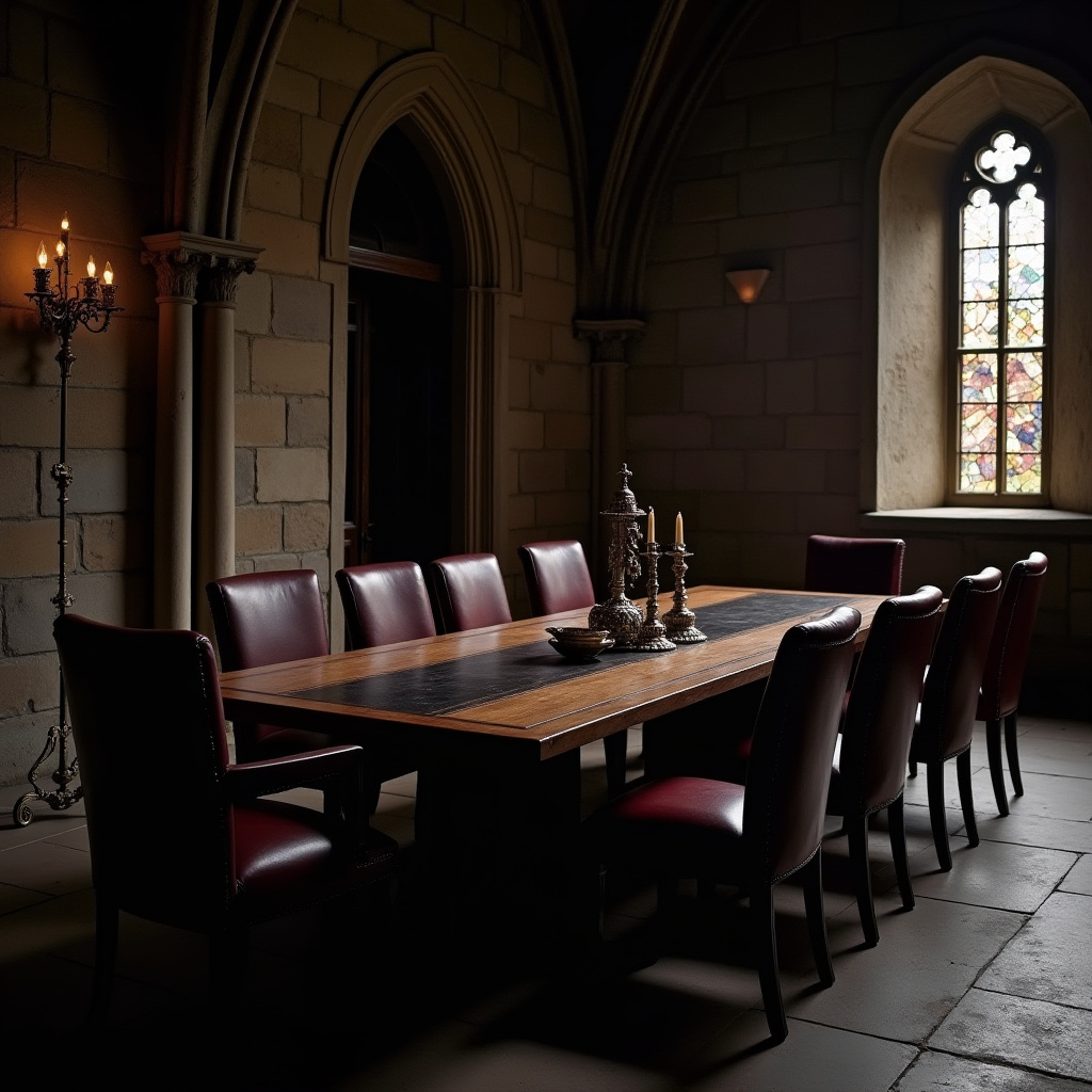 gothic dining room 19