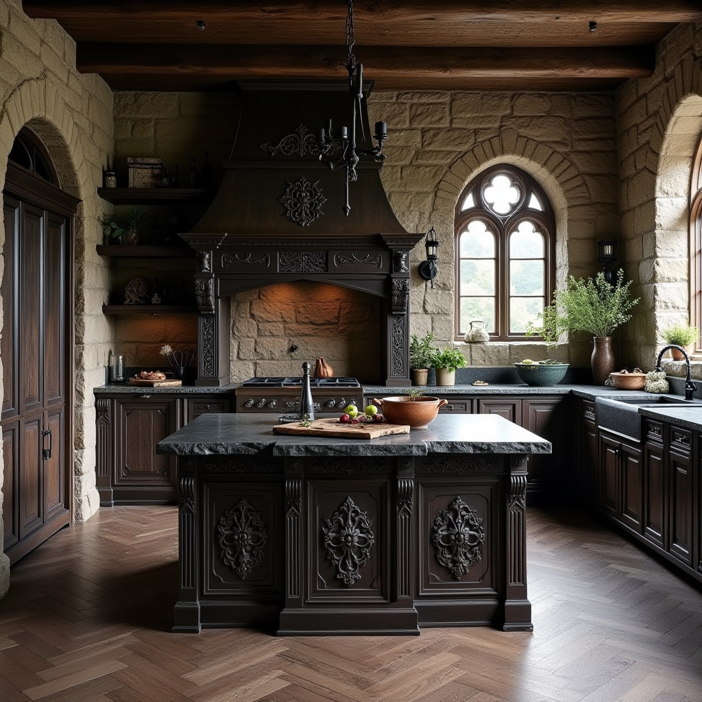 gothic kitchen decor 19