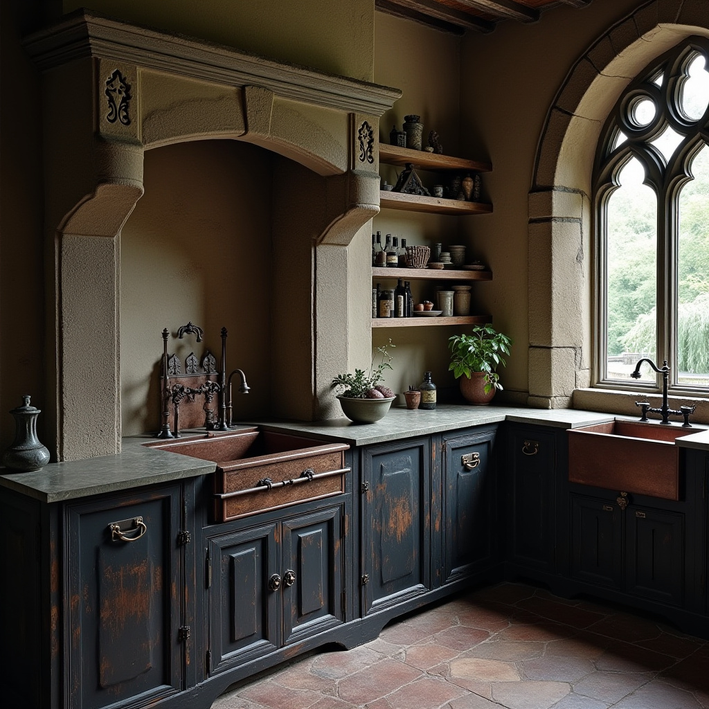 gothic kitchen decor 29