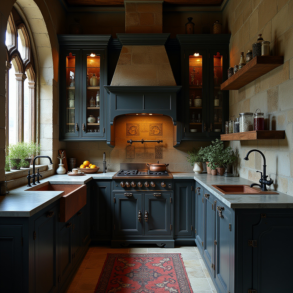 gothic kitchen decor 30