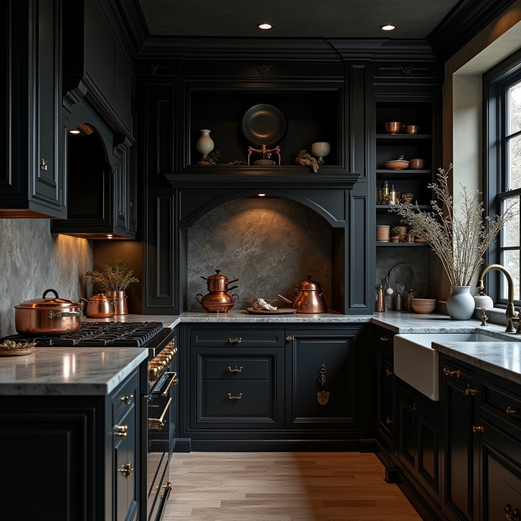 gothic kitchen decor 33
