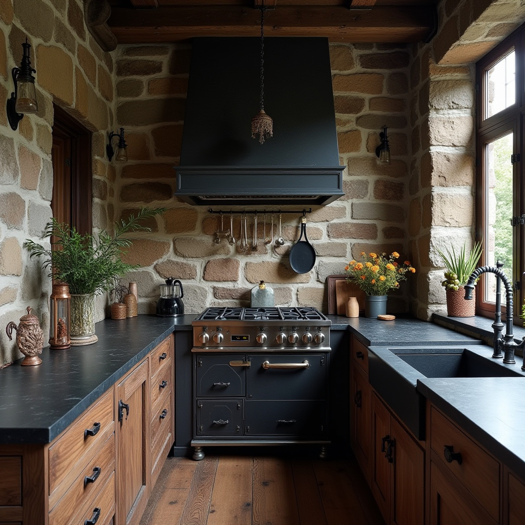 gothic kitchen decor 36