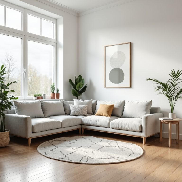 gray sectional living room 1