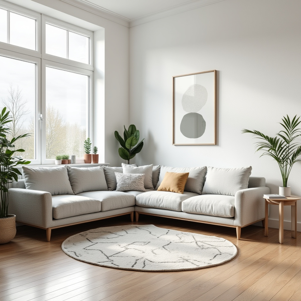 gray sectional living room 1