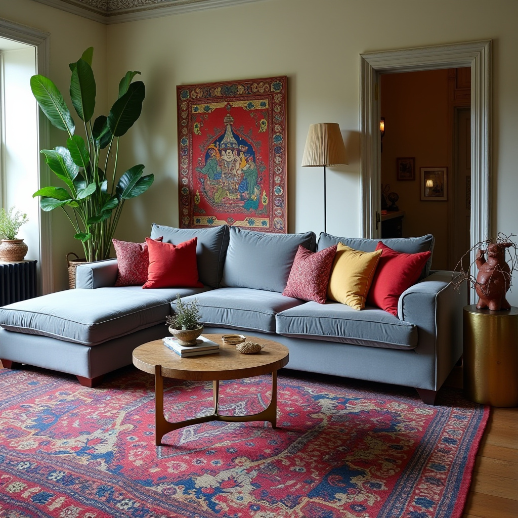gray sectional living room 24