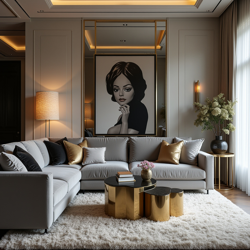 gray sectional living room 33