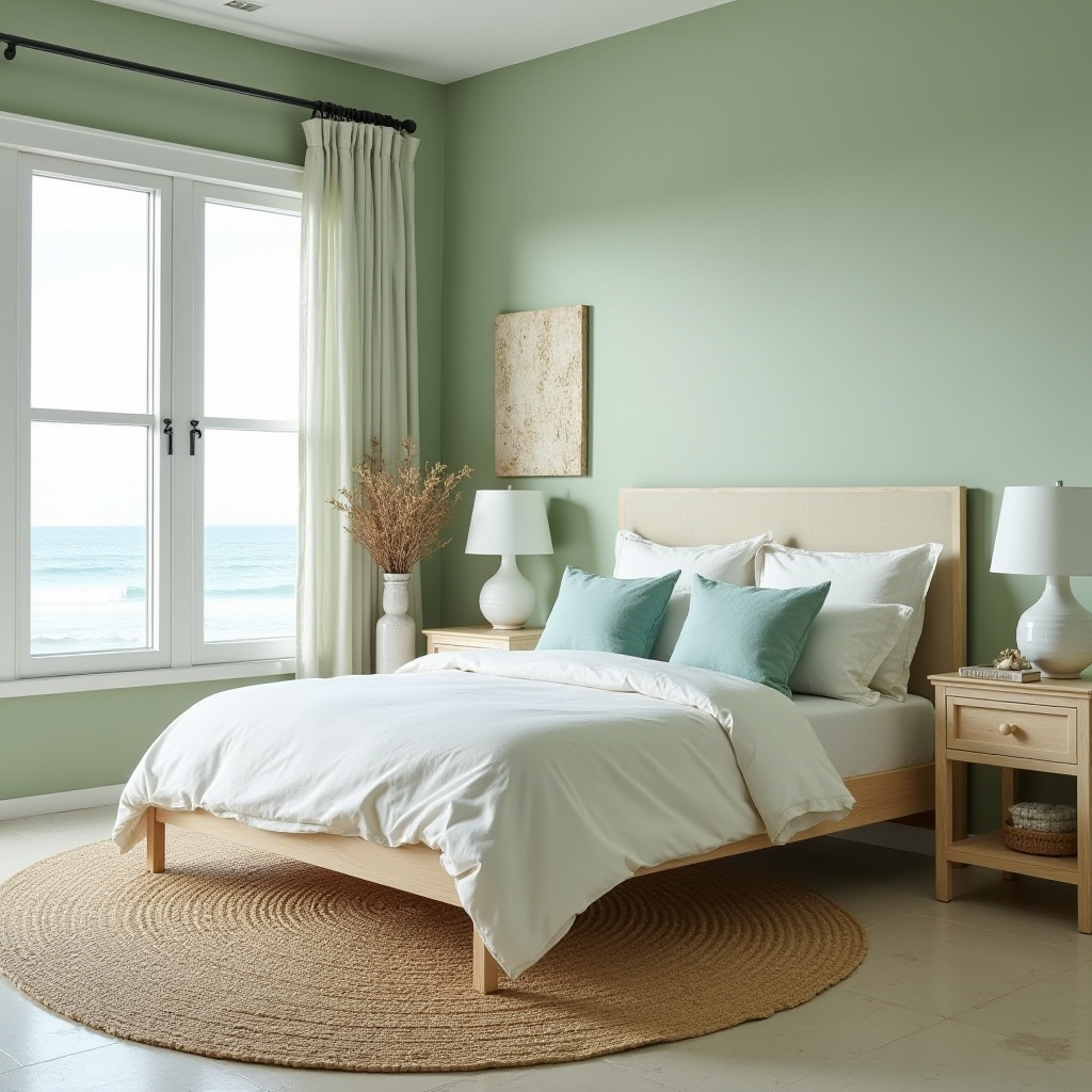 green coastal bedroom 2