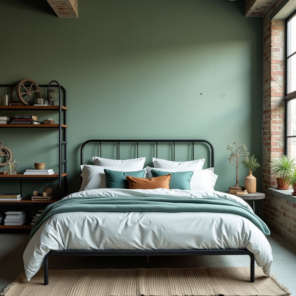 green coastal bedroom 25