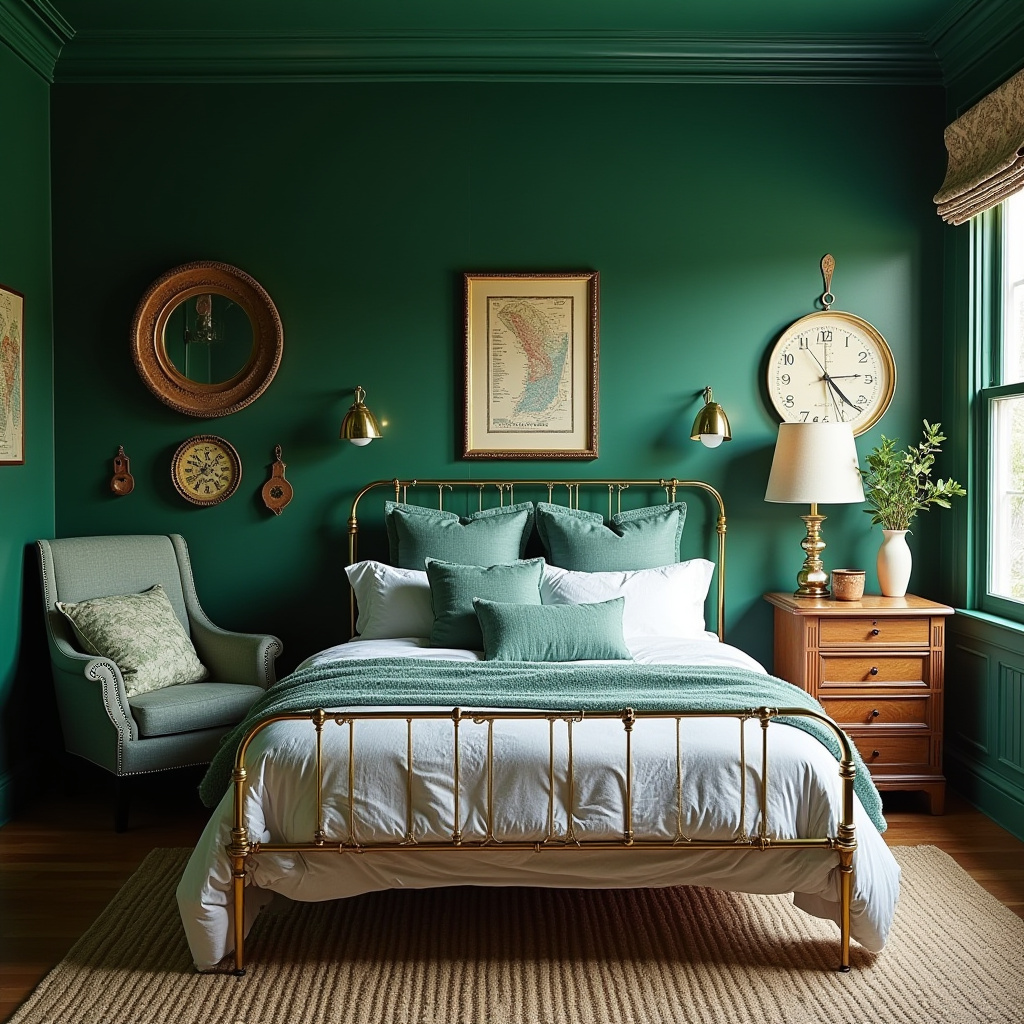 green coastal bedroom 27