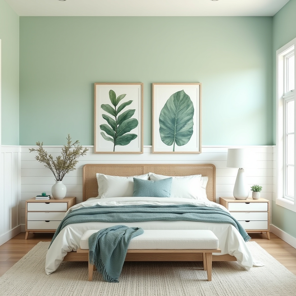 green coastal bedroom 3