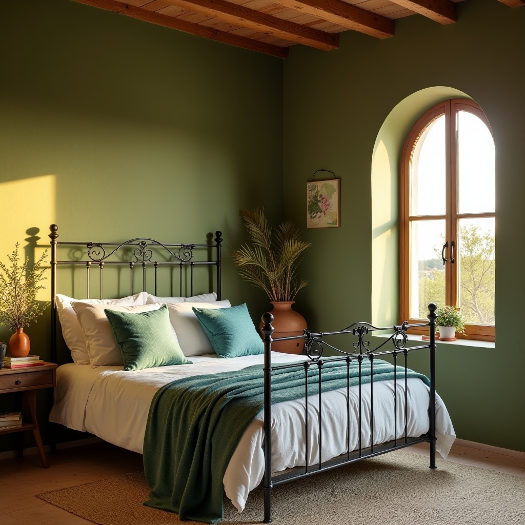 green coastal bedroom 35
