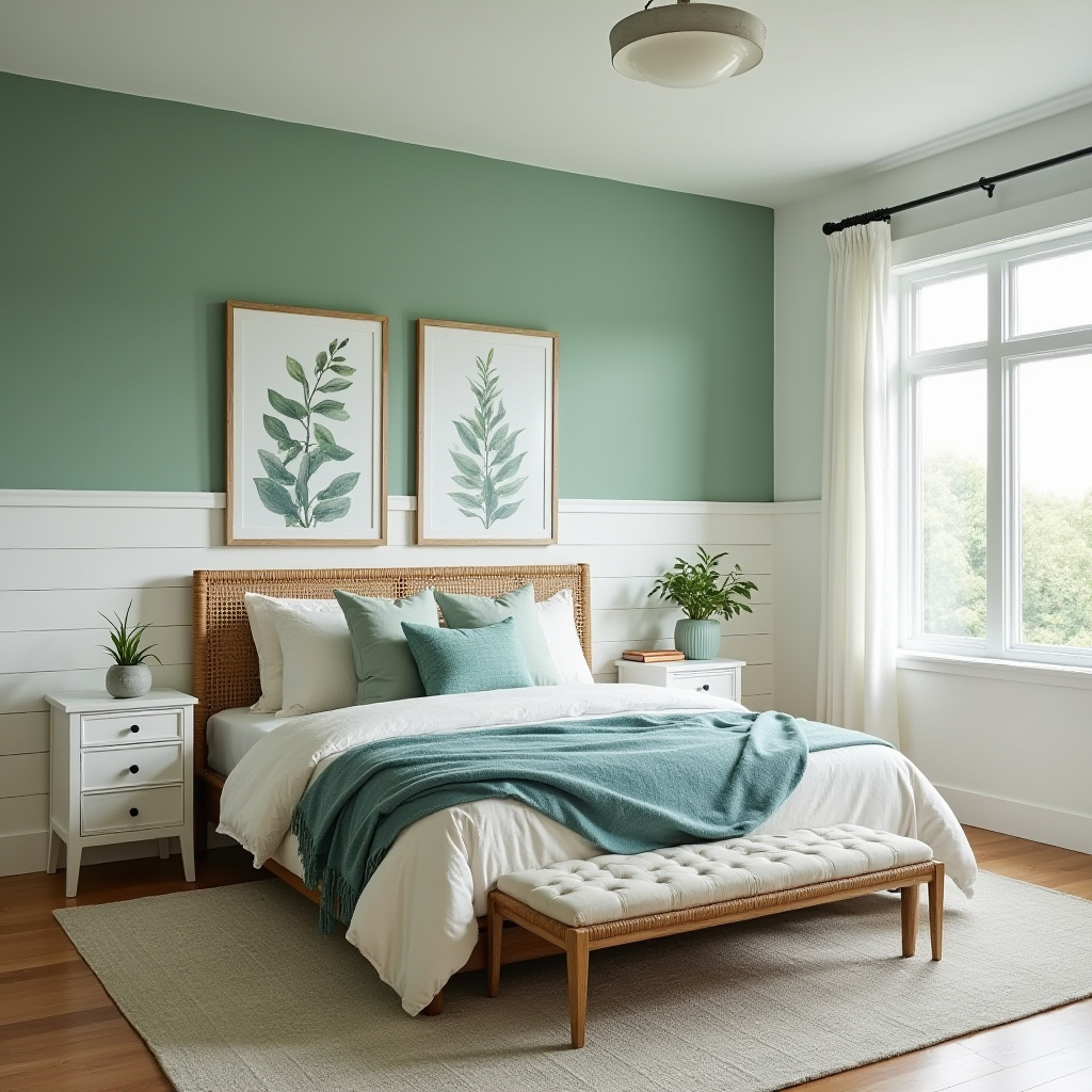 green coastal bedroom 4
