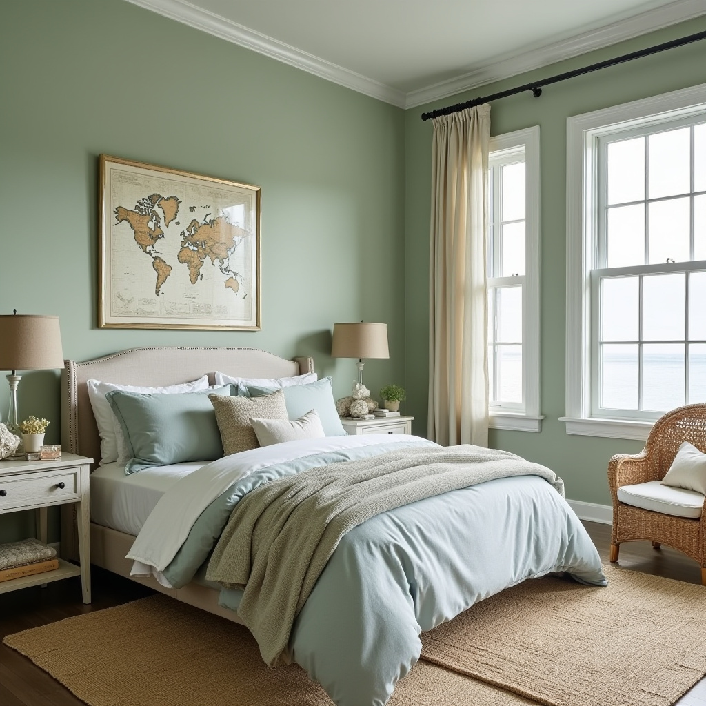 green coastal bedroom 8