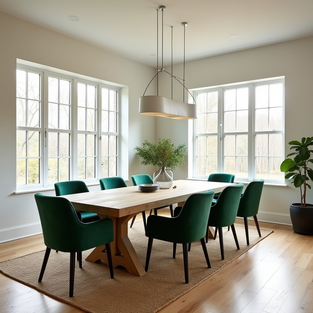 green dining chairs 2