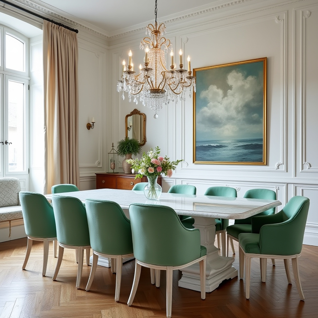 green dining chairs 21