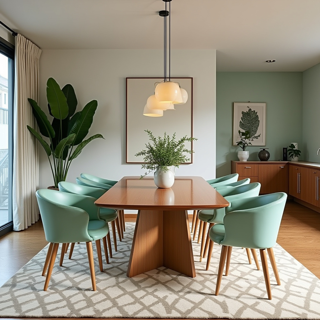 green dining chairs 8
