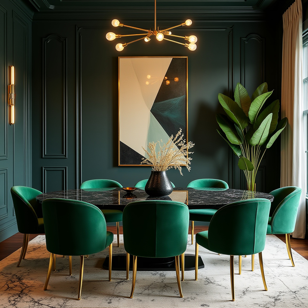 green dining room chairs 17
