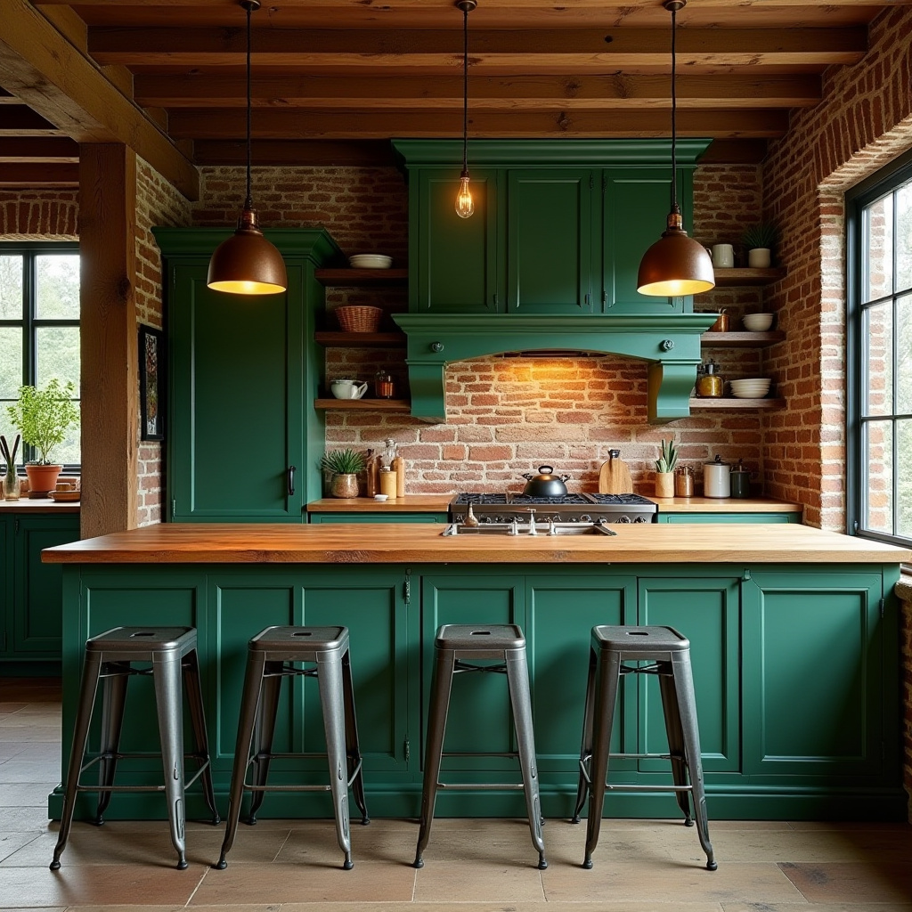 green kitchen decor 11