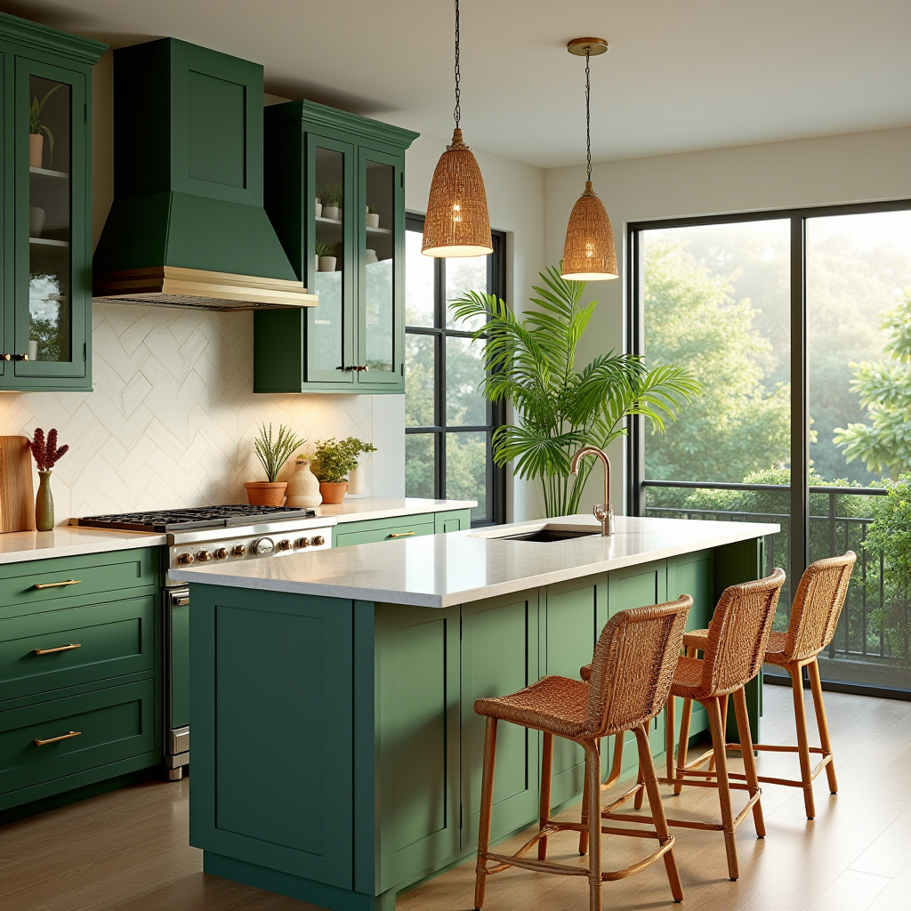 green kitchen decor 14