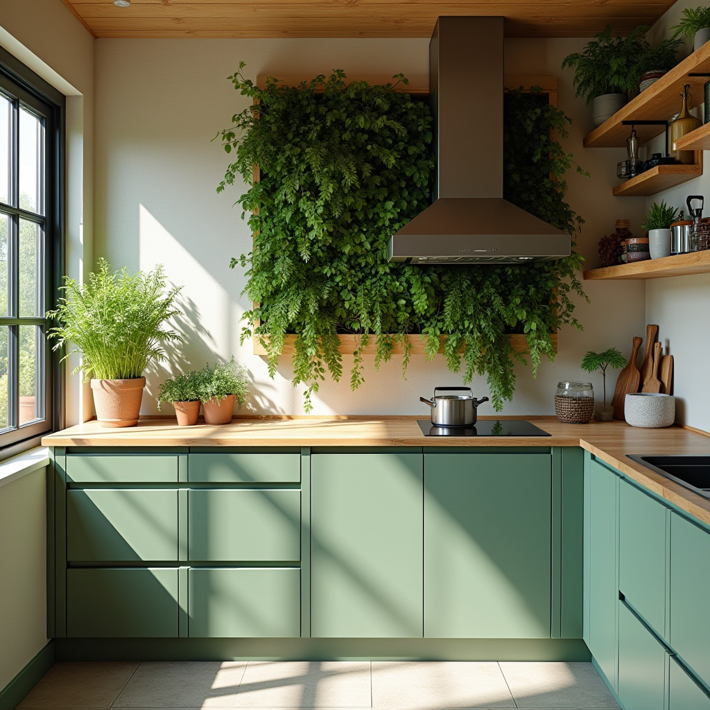 green kitchen decor 18