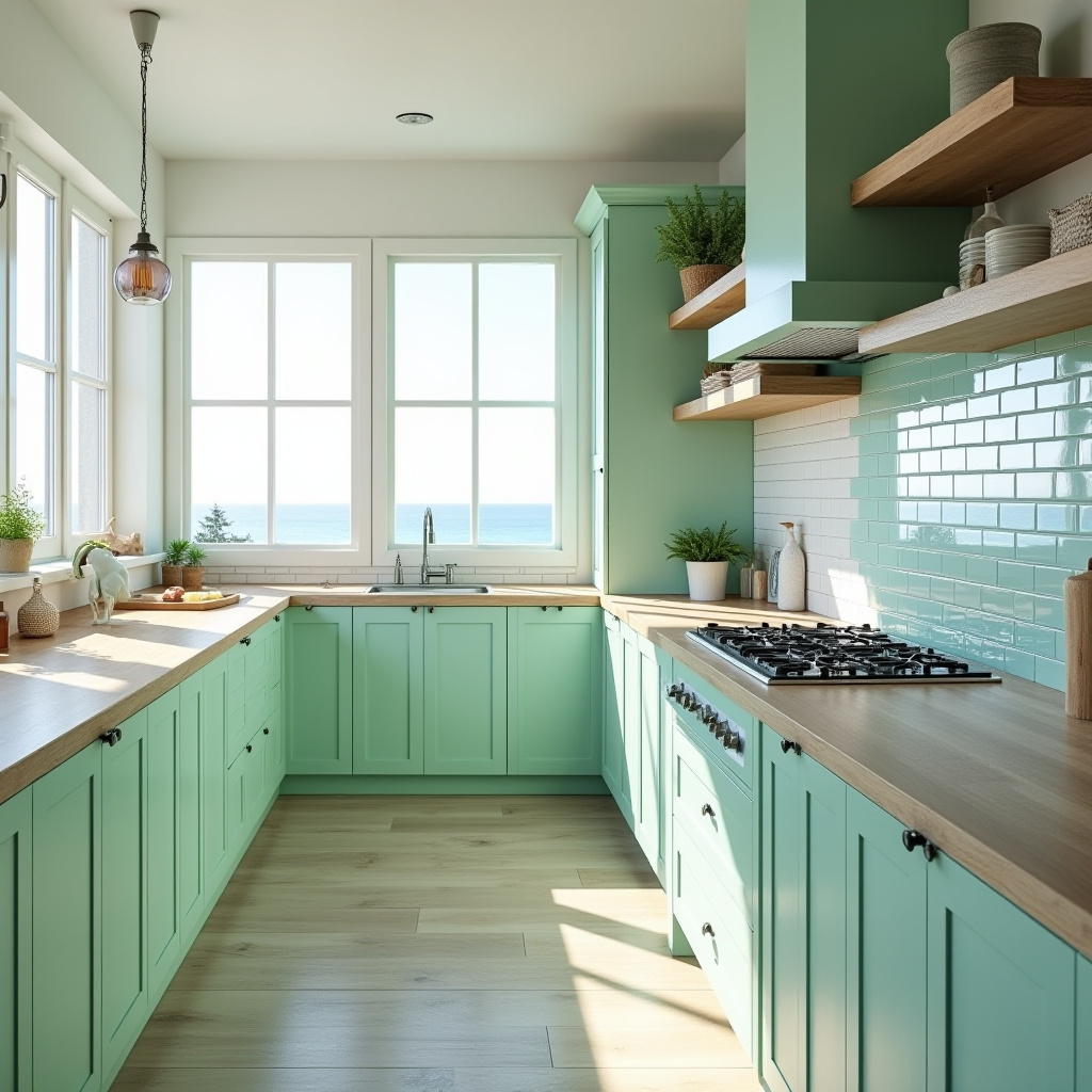 green kitchen decor 22