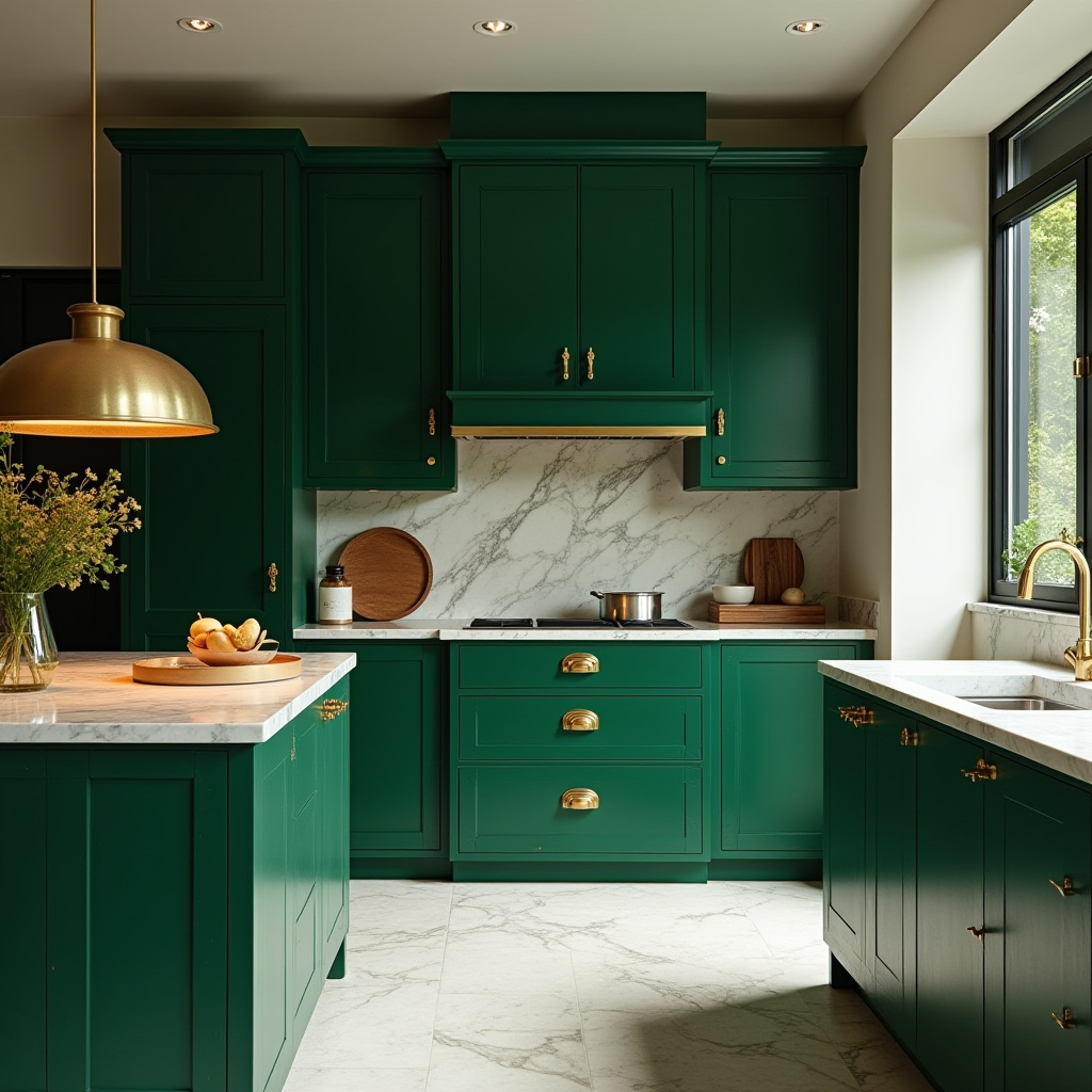 green kitchen decor 23