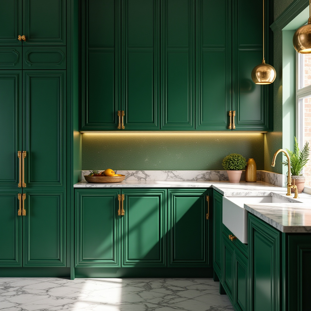 green kitchen decor 24
