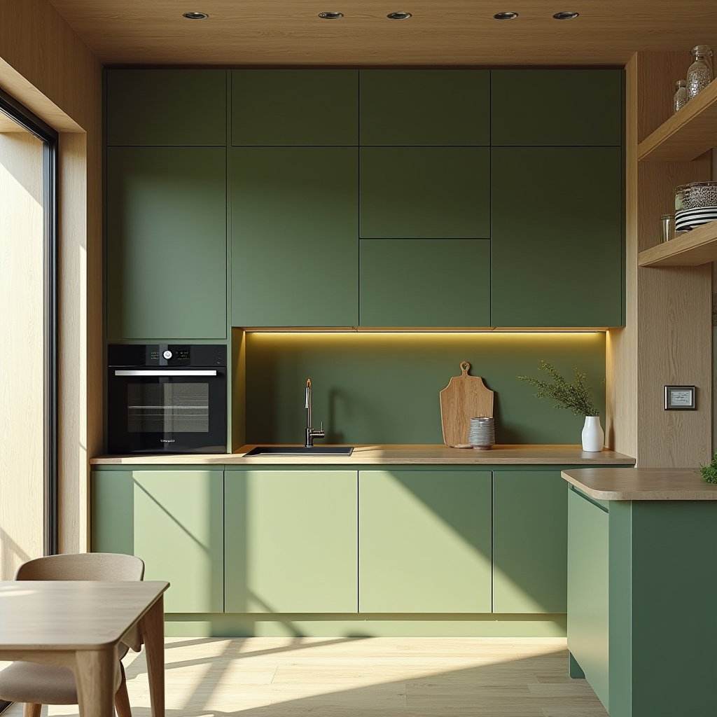green kitchen decor 26