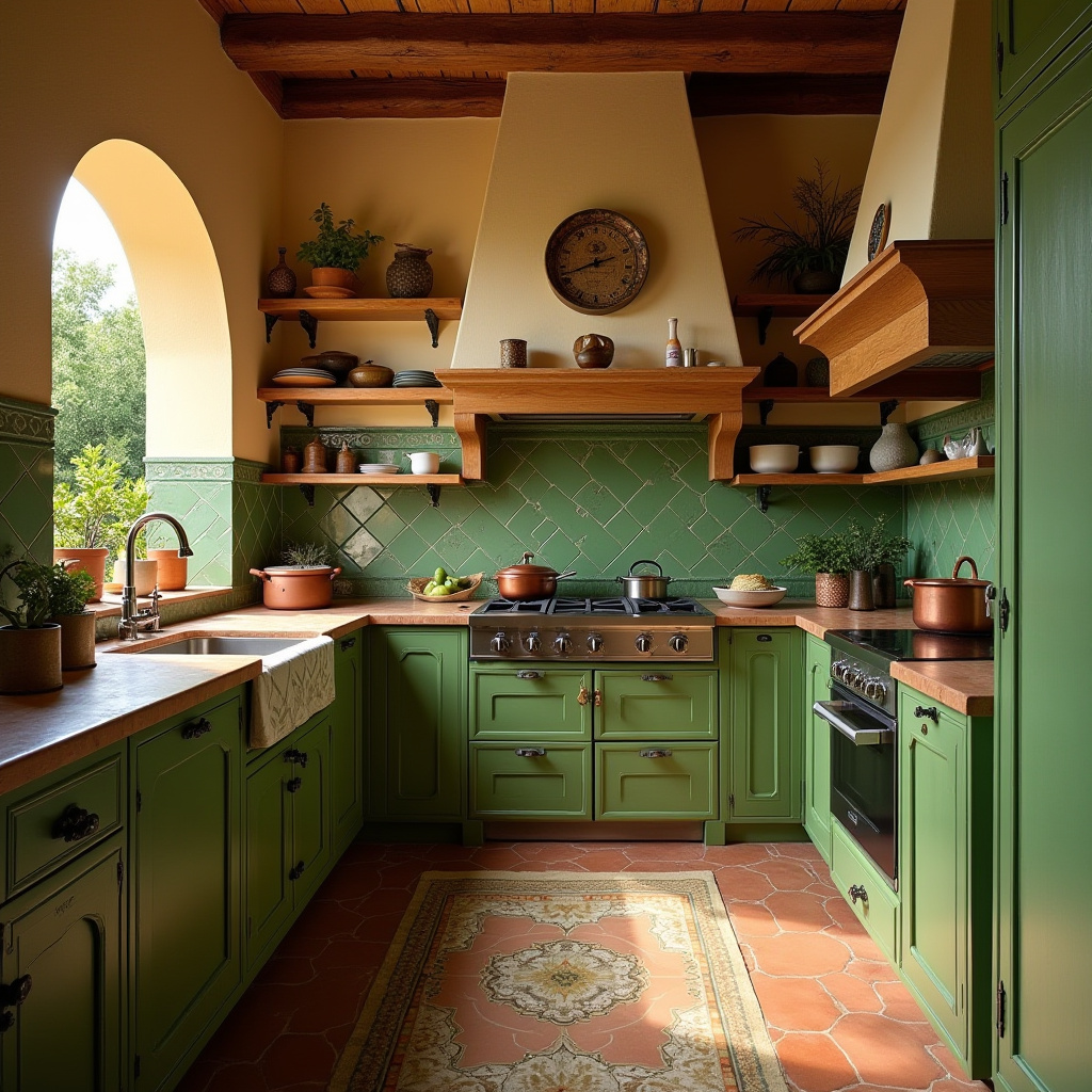 green kitchen decor 28