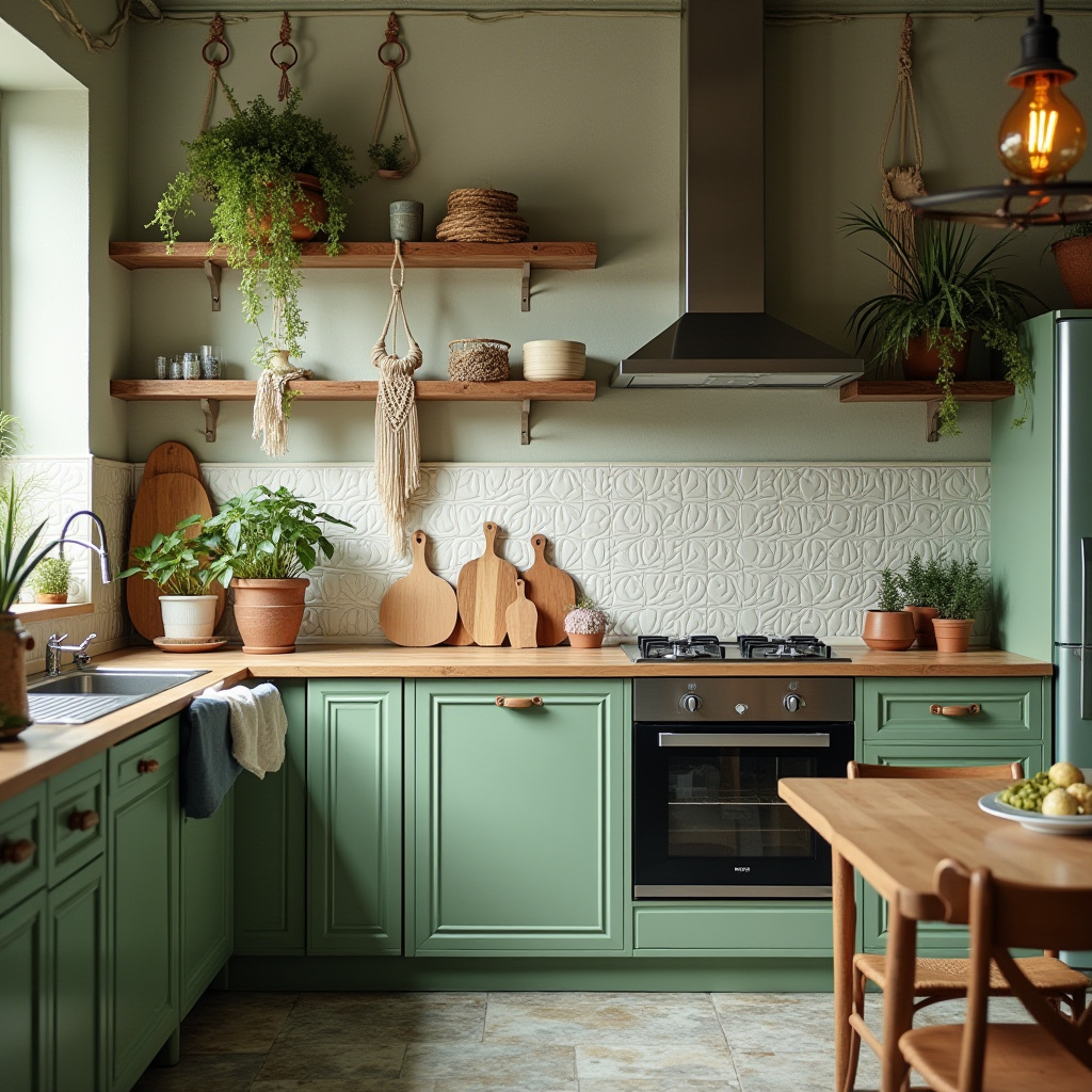 green kitchen decor 30