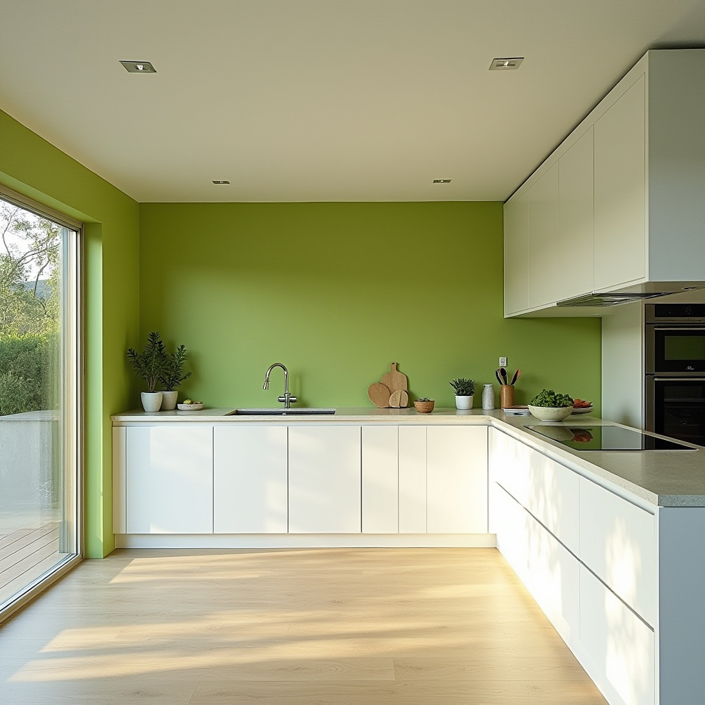 green kitchen decor 37