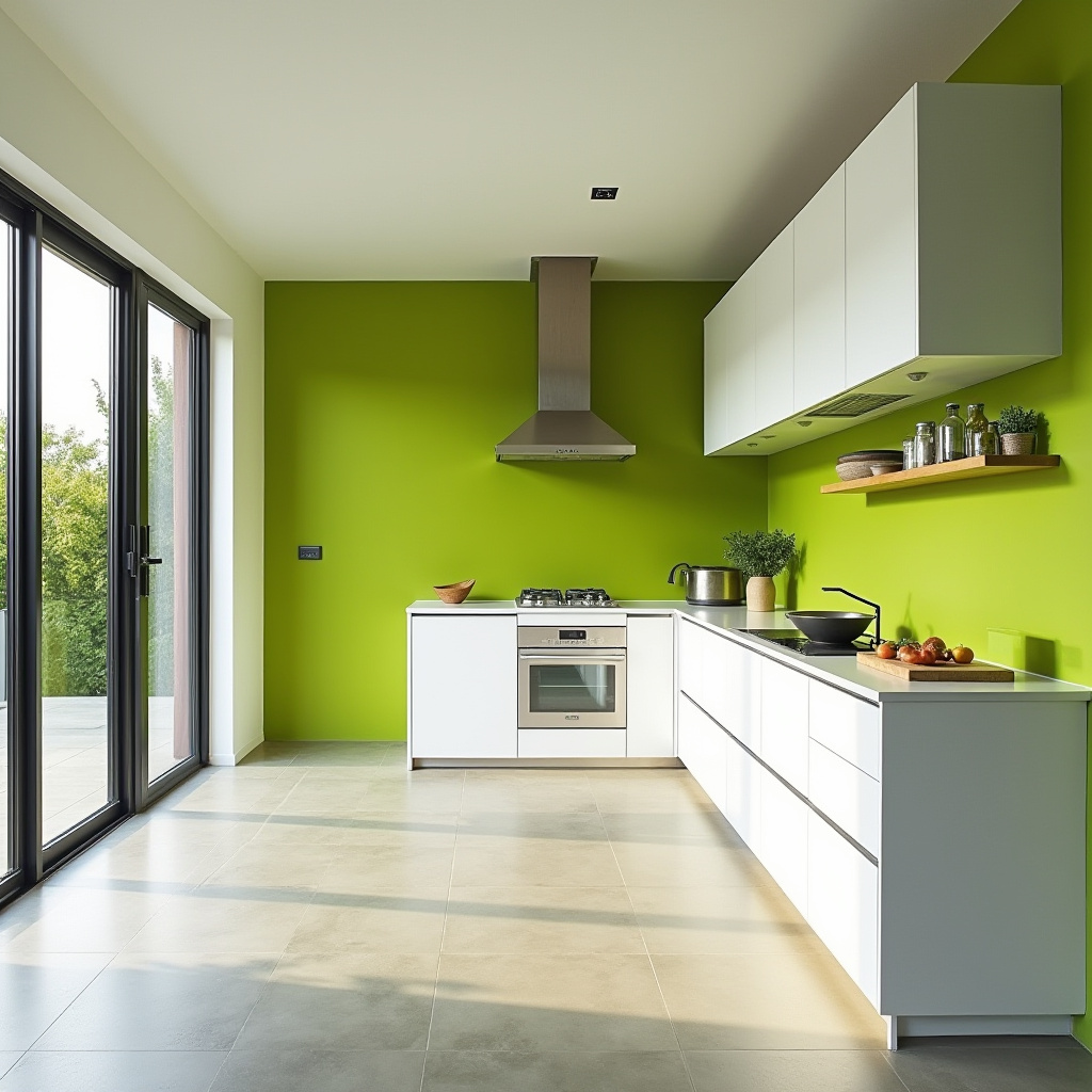 green kitchen decor 38