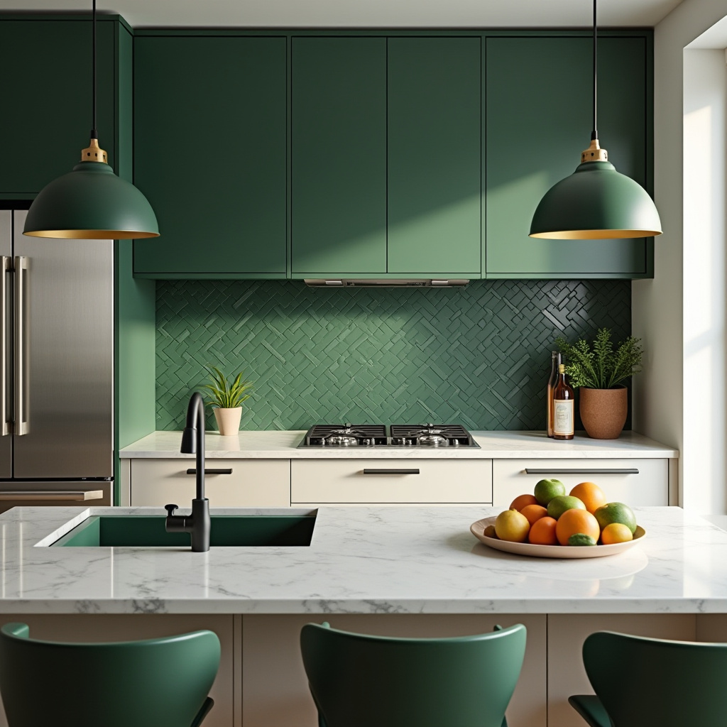 green kitchen decor 4